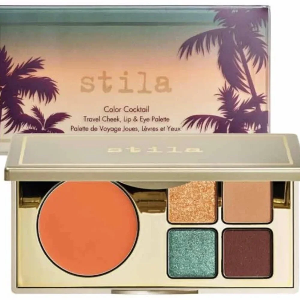 NEW IN BOX - STILA COLOR COCKTAIL TRAVEL CHEEK, LIP & EYE PALETTE - TEQUILA SUN